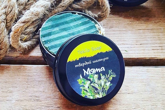 Все о твердом шампуне "МЯТА"